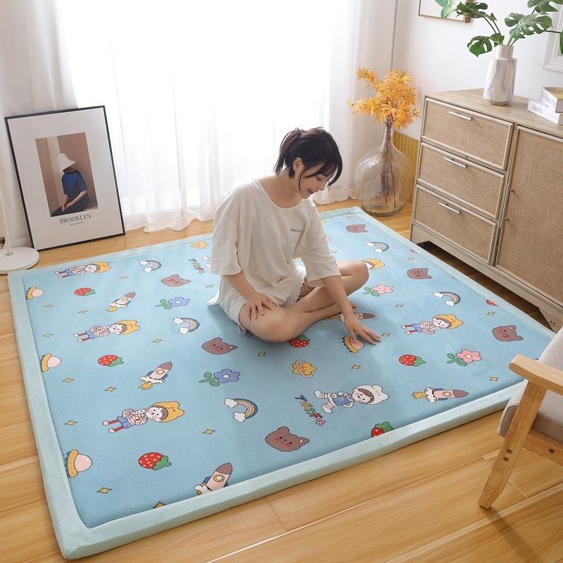 Wholesale Soft and Chunky Japanese Tatami Mat Non Toxic Kids Play Mat  Memory Foam BABY MATS for Sitting Room factory and manufacturers