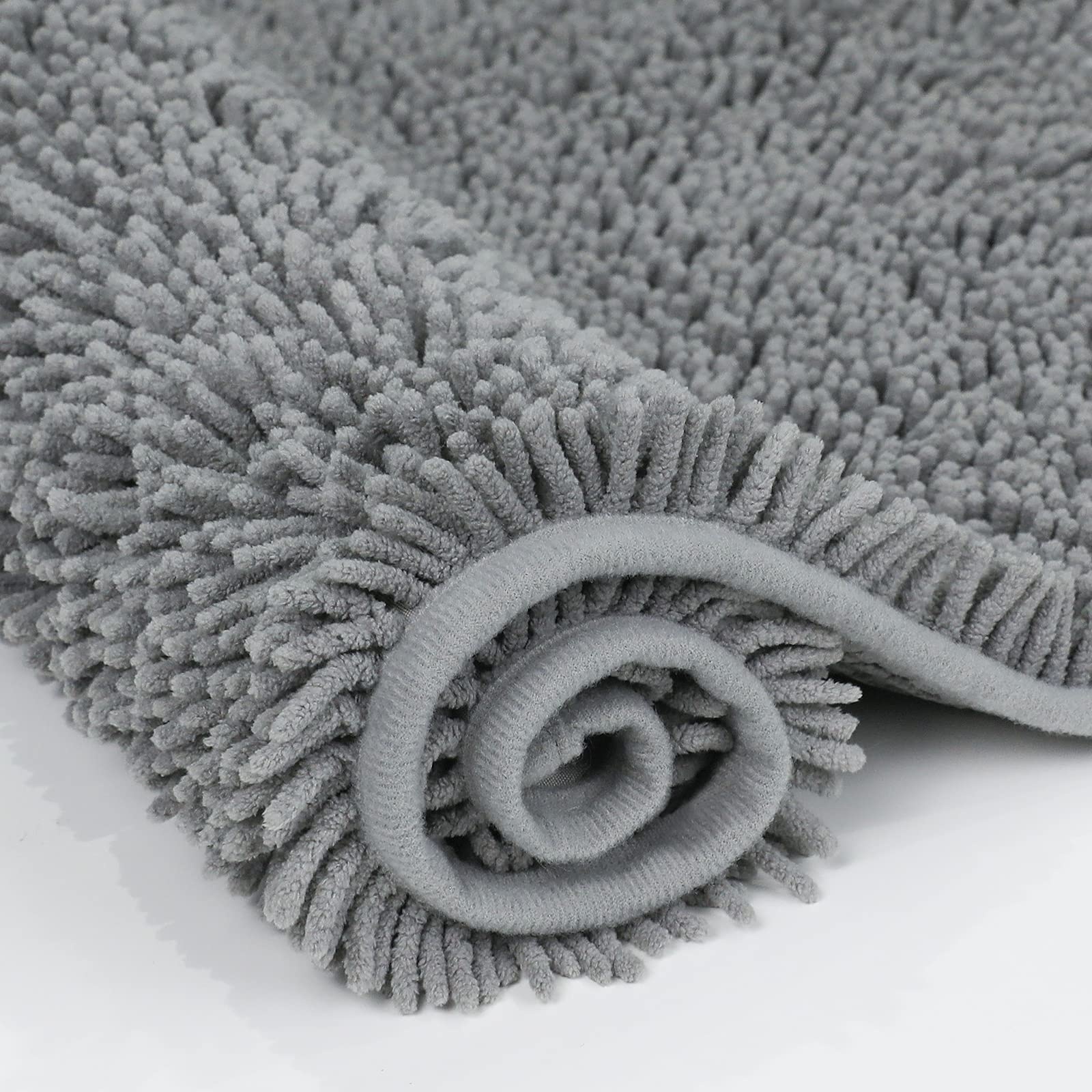Čínští dodavatelé Protiskluzová pevná žinylka Absorpce vody Chlupatý koberec žinylkový koberec do koupele (2)