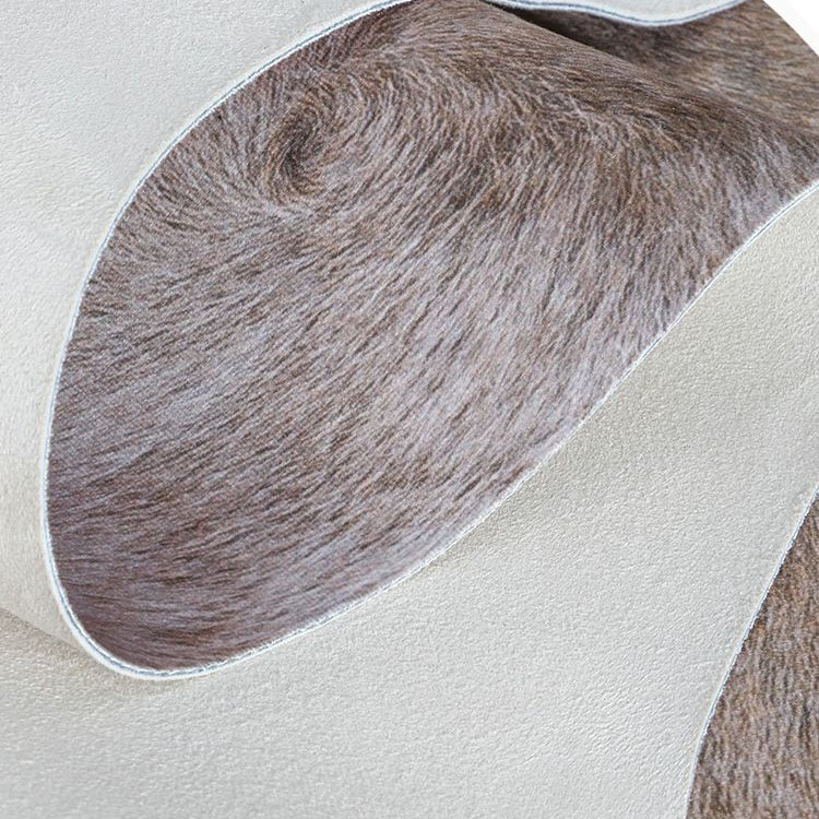Килимок зі штучної коров'ячої шкіри. Великий килимок із принтом корови та неслизькою підкладкою (7)